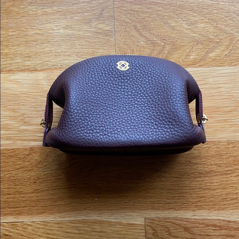 Dagne Dover Lola Pouch - Small Oxblood Leather